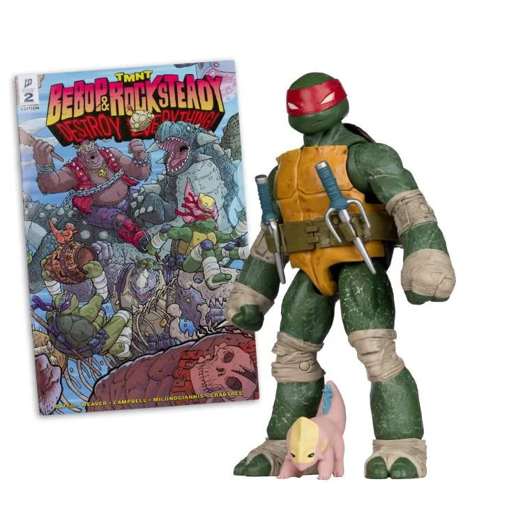 Teenage Mutant Ninja Turtles 5-tums Figur med Serietidning WV2 Raphael