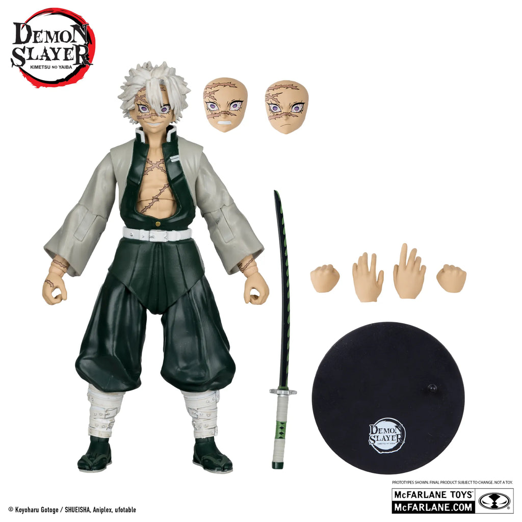 Demon Slayer Wv7 Sanemi Shinazugawa Säsong 3 Actionfigur