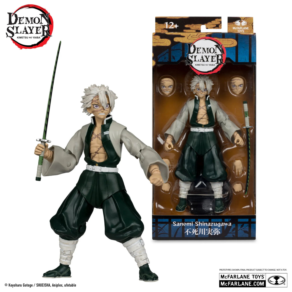 Demon Slayer Wv7 Sanemi Shinazugawa Säsong 3 Actionfigur