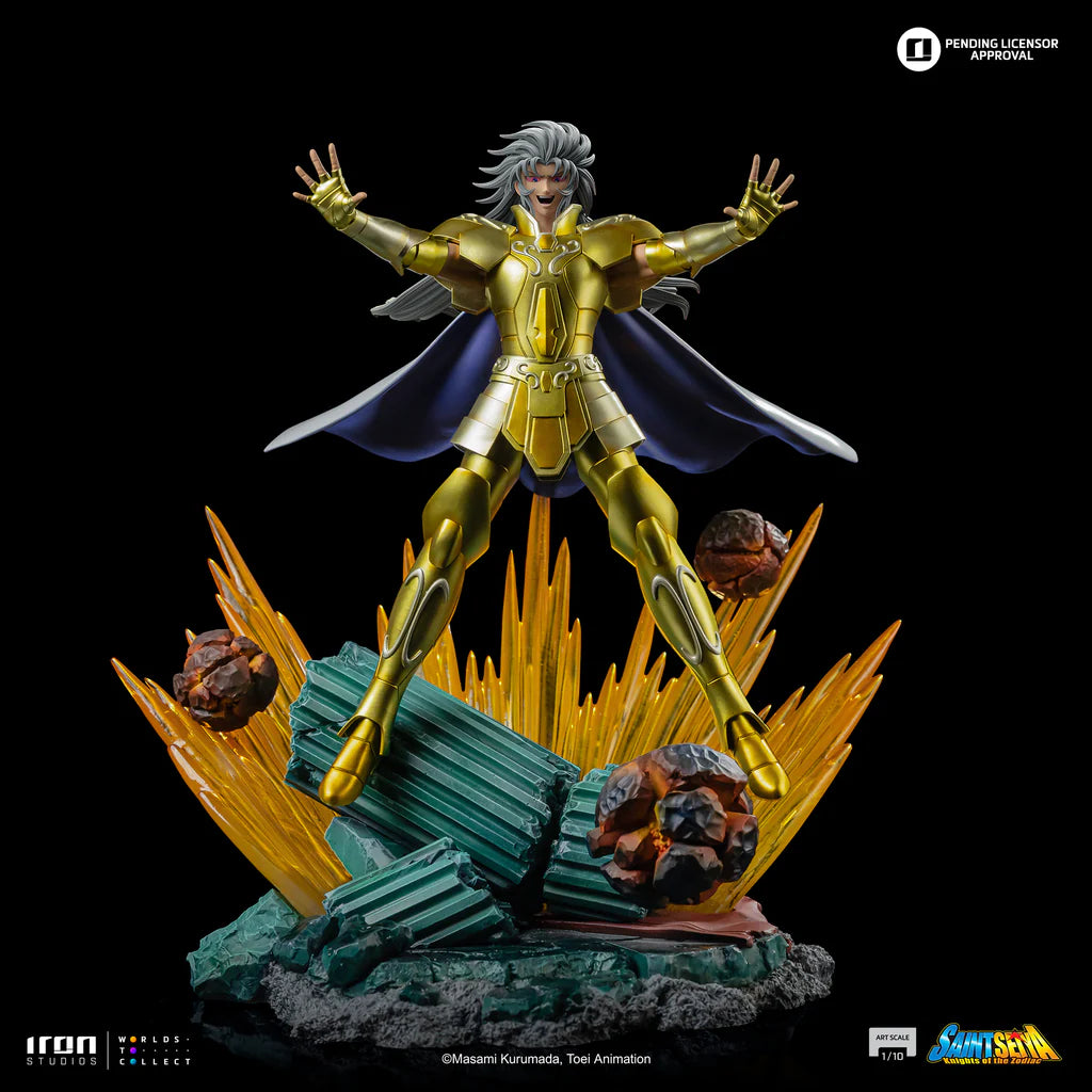 Saint Seiya Gemini Saga 1/10 Figure - Detailed Gold Armor Collectible Statue