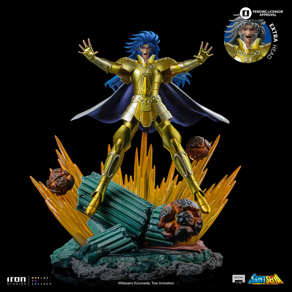 Saint Seiya Gemini Saga 1/10 Figure - Detailed Gold Armor Collectible Statue