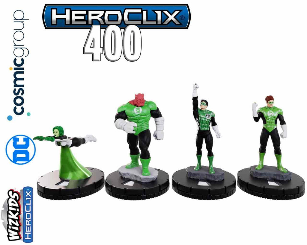 Dc Heroclix 400 - Green Lantern Figuren och Spelpjäser