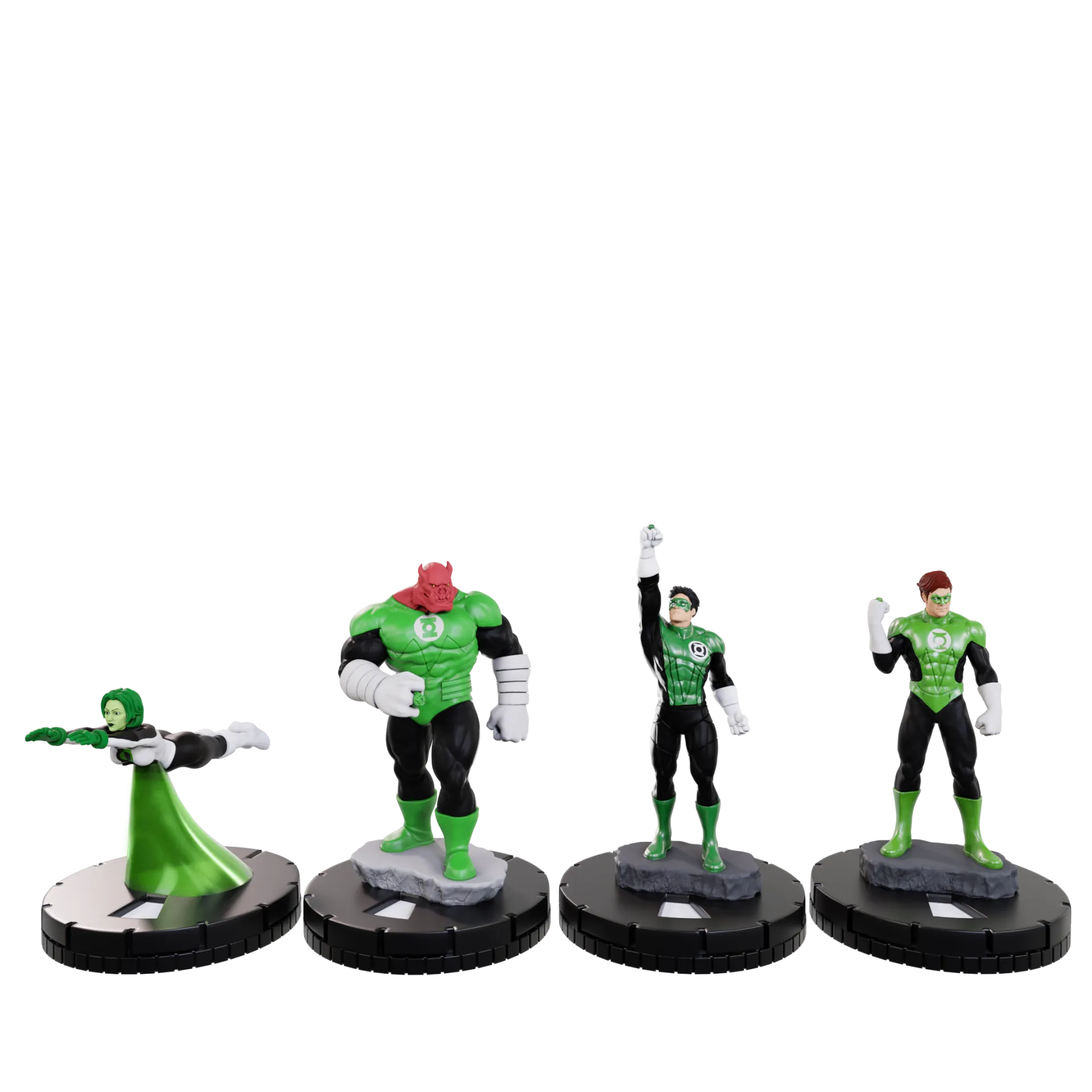 Dc Heroclix 400 - Green Lantern Figuren och Spelpjäser