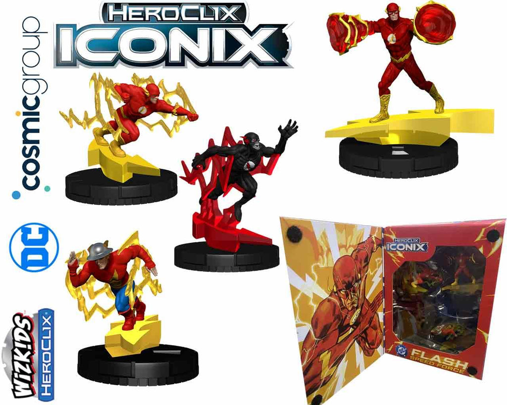 DC Heroclix Iconix Flash Speed Force samlarfigurset