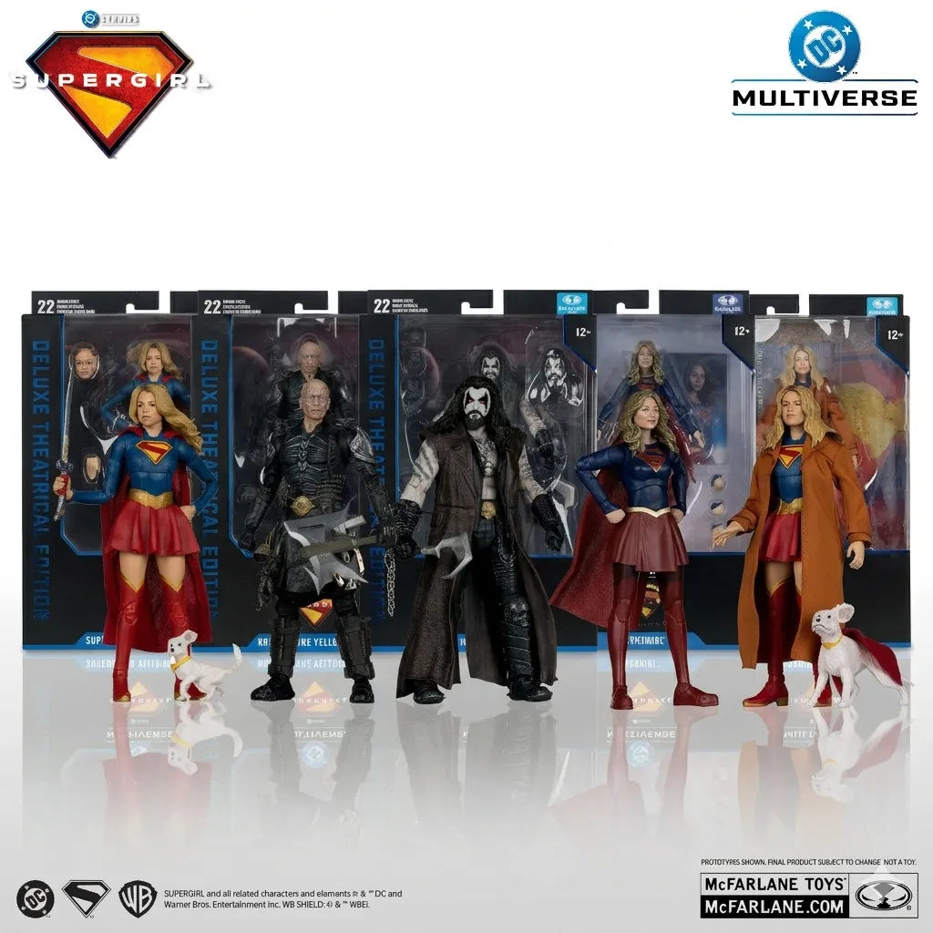 Dc Theatrical Deluxe 7-tums Supergirl Filmutgåva Sortiment (6)