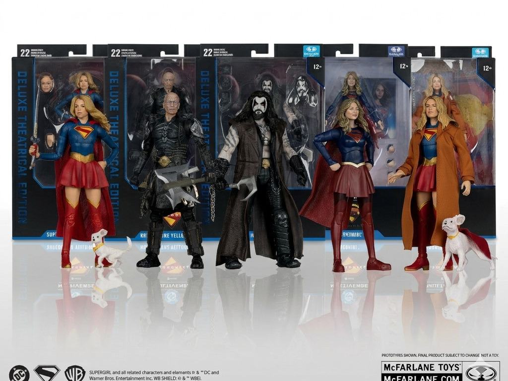 Dc Theatrical Deluxe 7-tums Supergirl Filmutgåva Sortiment (6)