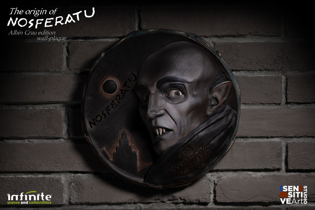 Vägghängd Plaque The Origin Of Nosferatu Albin Grau Edition