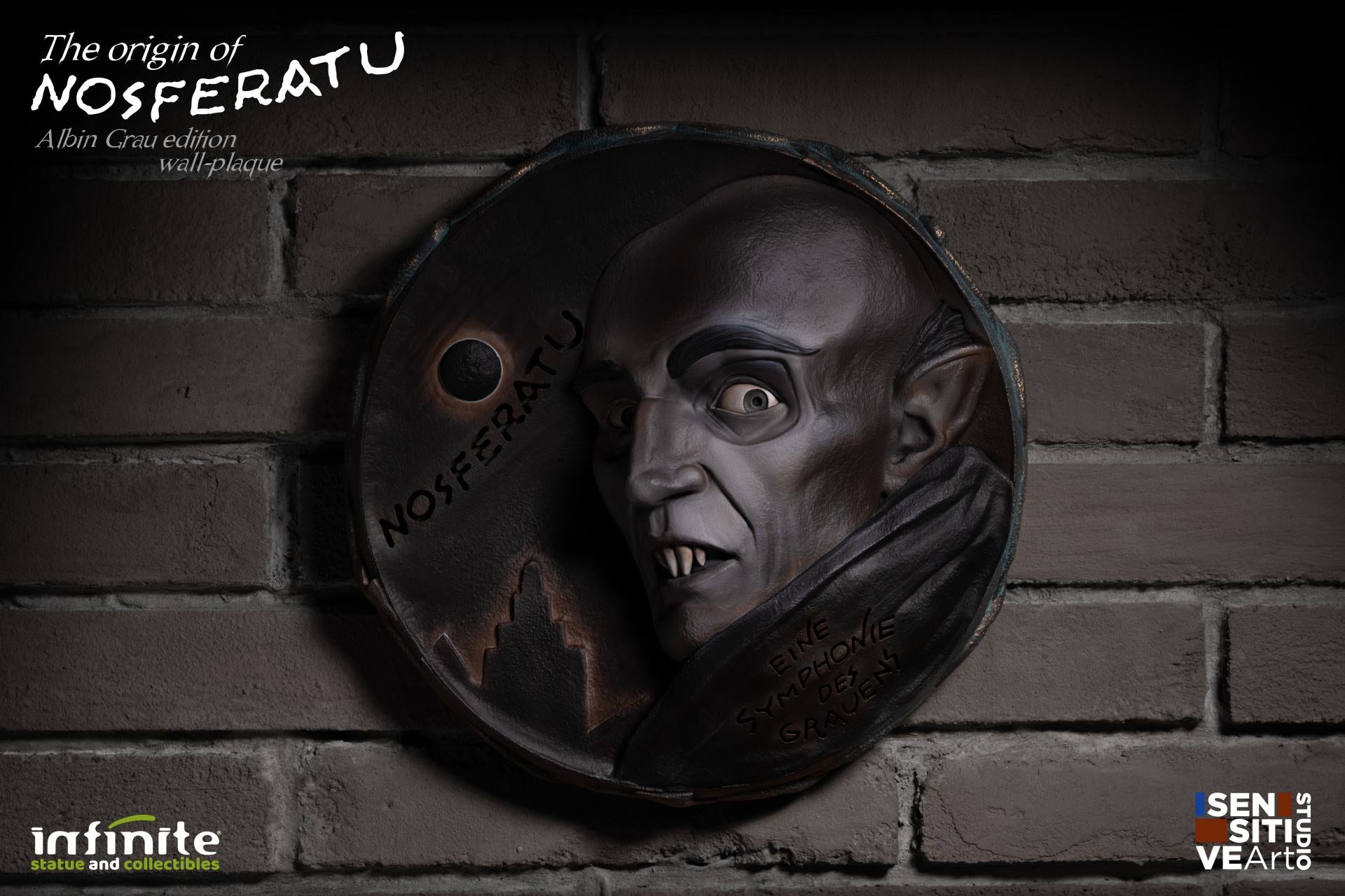 Vägghängd Plaque The Origin Of Nosferatu Albin Grau Edition