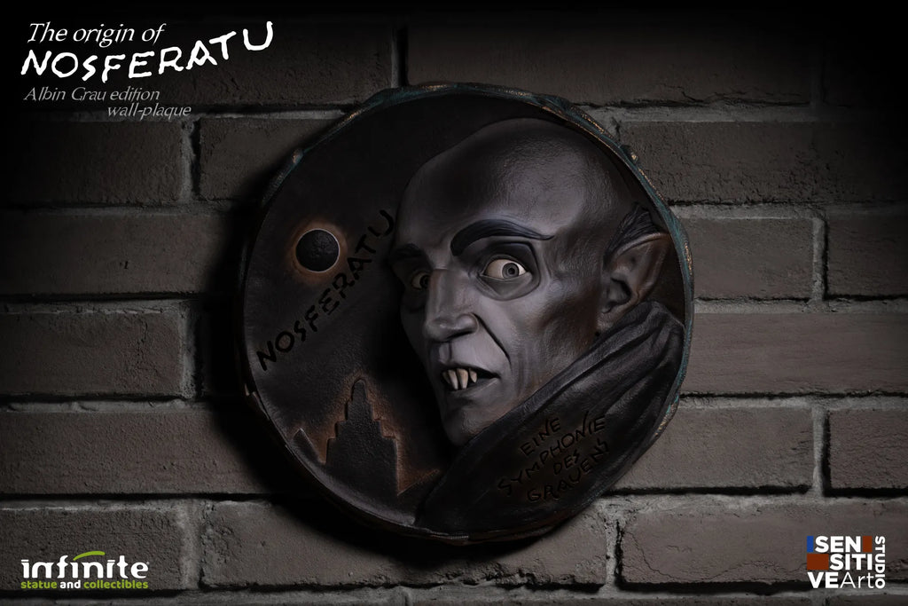 Vägghängd Plaque The Origin Of Nosferatu Albin Grau Edition