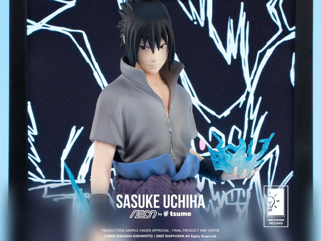 Naruto Sasuke Uchiha Neonfigur