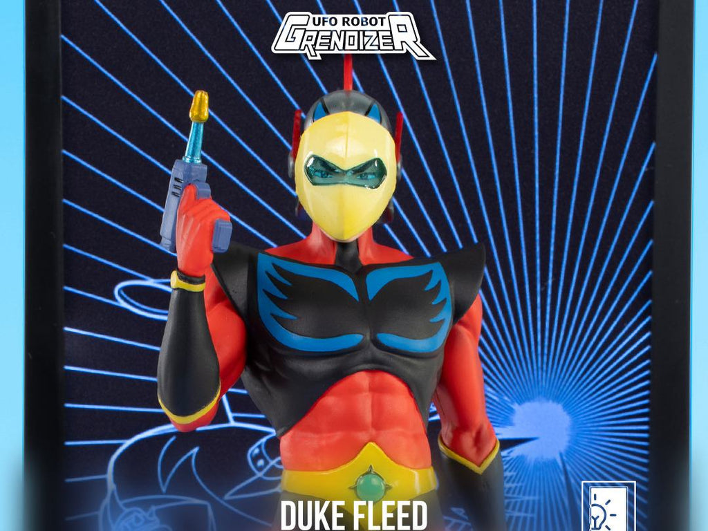 Grendizer Duke Fleed - Actarus Neonfigur i PVC i skala 1/9 med integrerad ljusbelysning och visningslåda