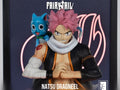 Fairy Tail Natsu Dragneel Neonfigur i PVC, skala 1/9 med inbyggd belysning och USB-C-kabel