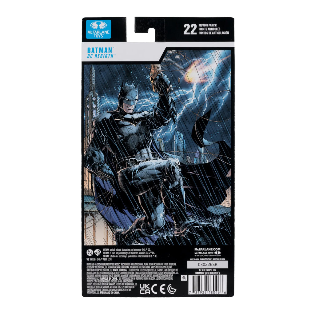 DC Multiverse 7-tums Batman Rebirth Actionfigur