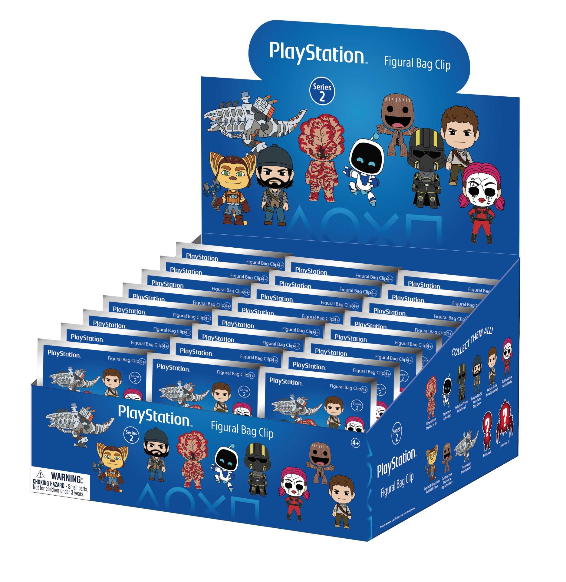 Playstation Serie 2 Väsksnaps Blind Box Display (24)