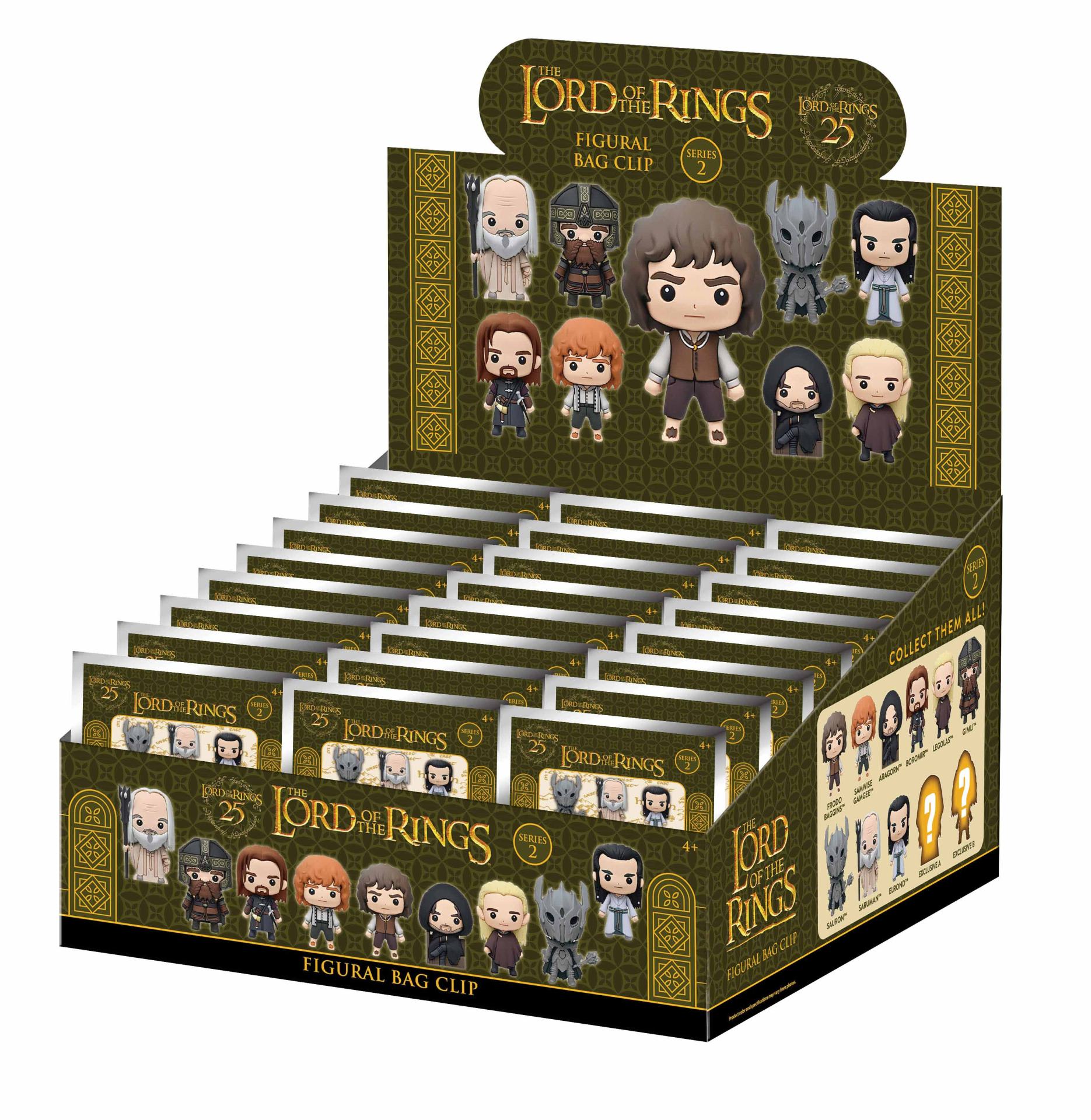 Lord Of The Rings Serie 2 Väsksclip Blindboxdisplay (24)
