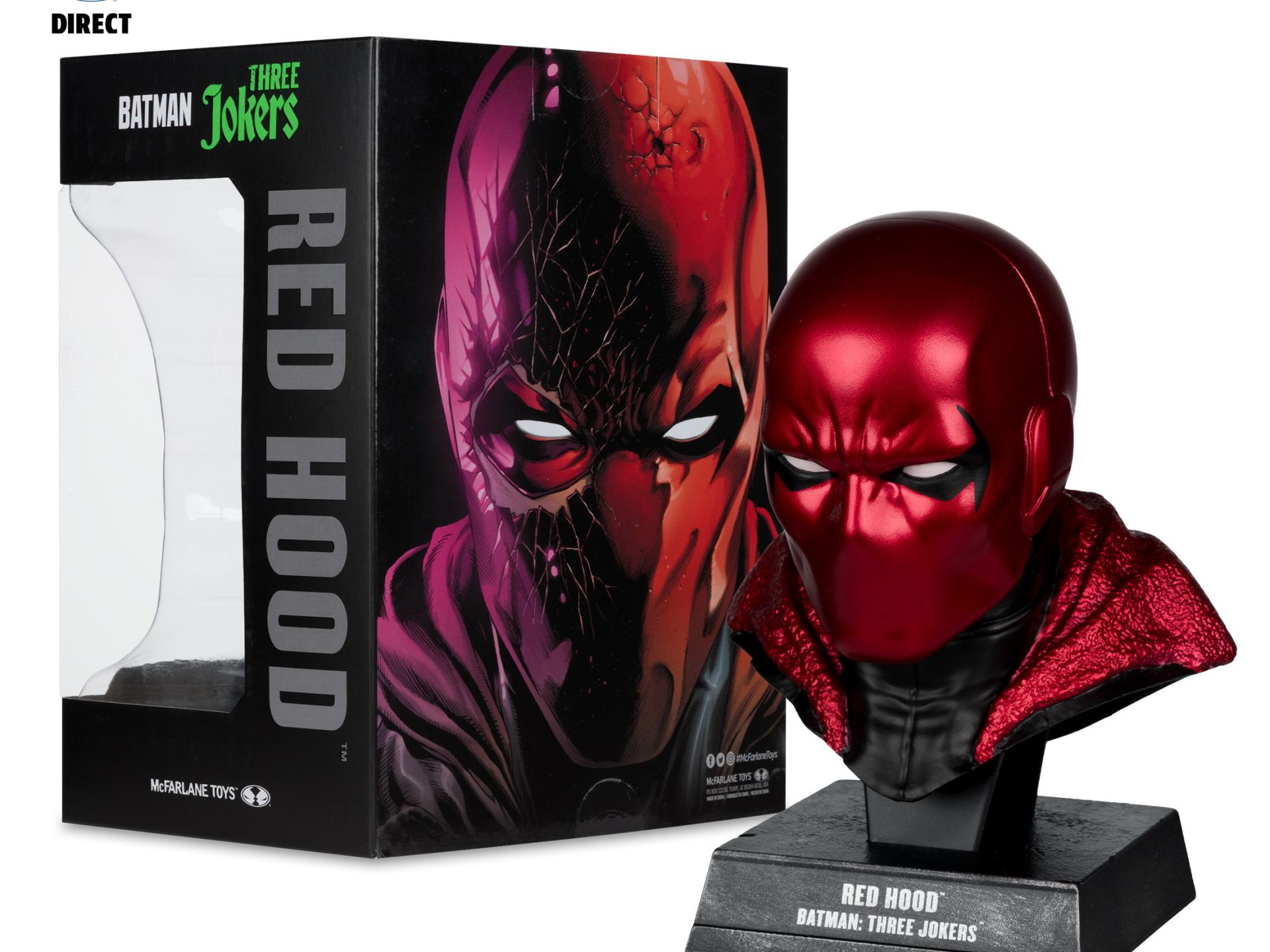 DC Direct Batman 1:3 Head Piece Promotional Sample Red Hood
