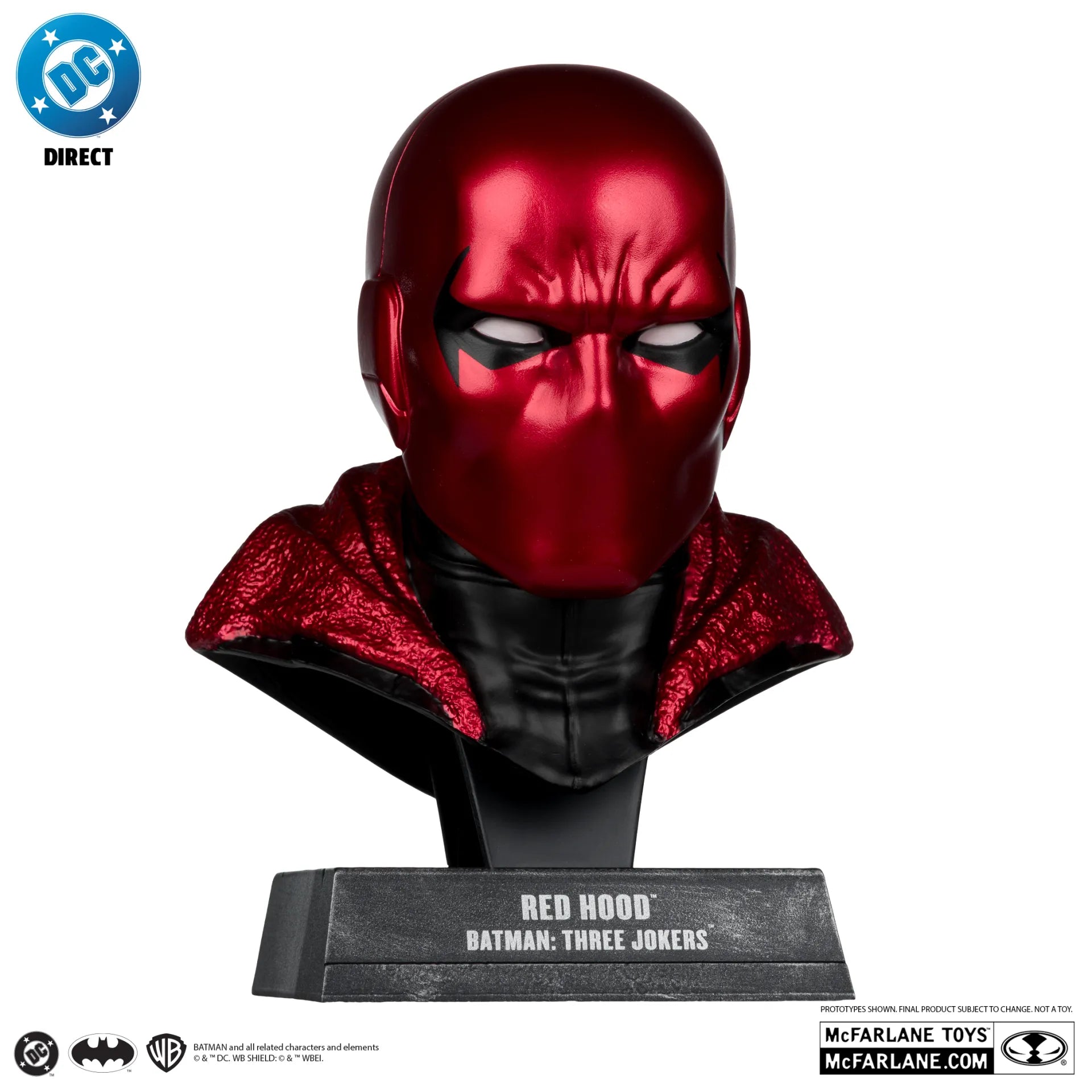 DC Direct Batman 1:3 Head Piece Promotional Sample Red Hood
