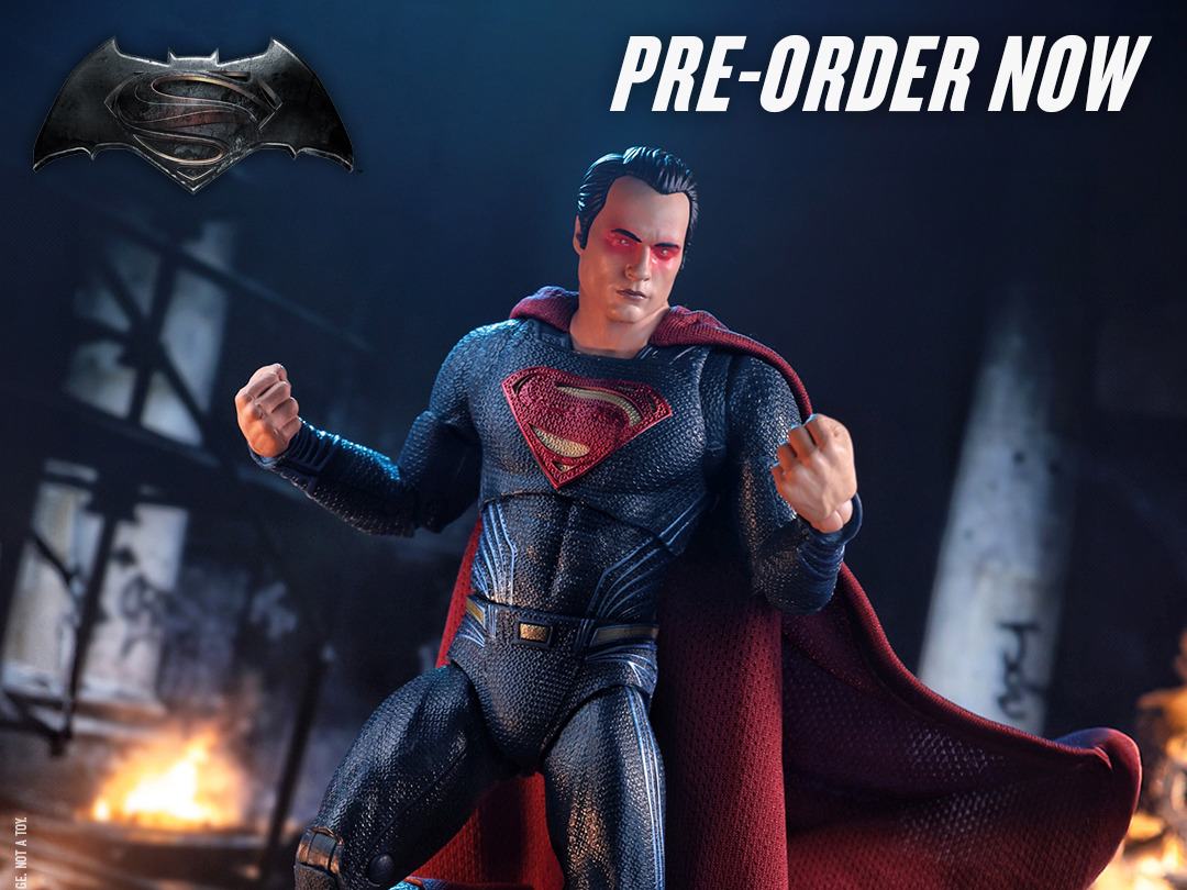 Dc Theatrical 7-tums Superman Värmesyn Bvs 2016 Actionsfigur