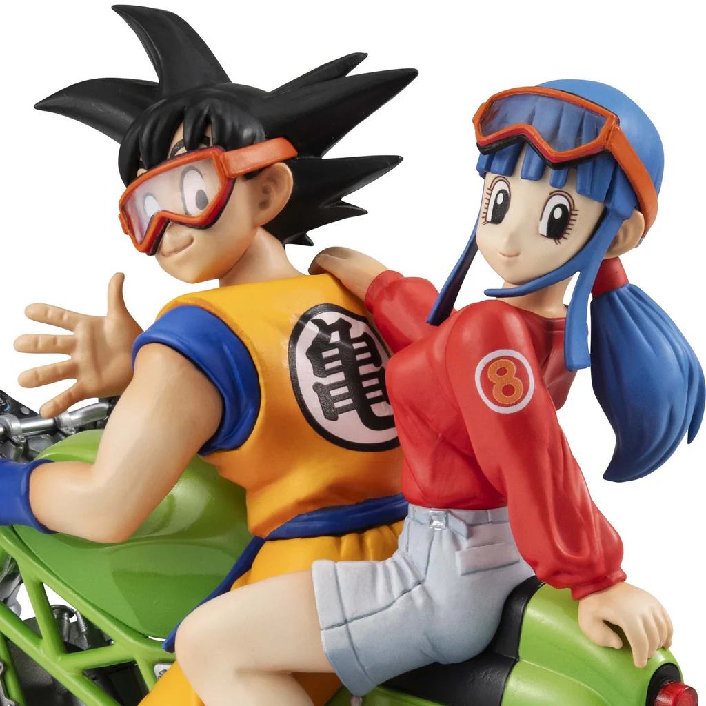 Dragon Ball Z Son Goku & Chichi Skrivbordsfigur Real McCoy 05 Begränsad Omladdning