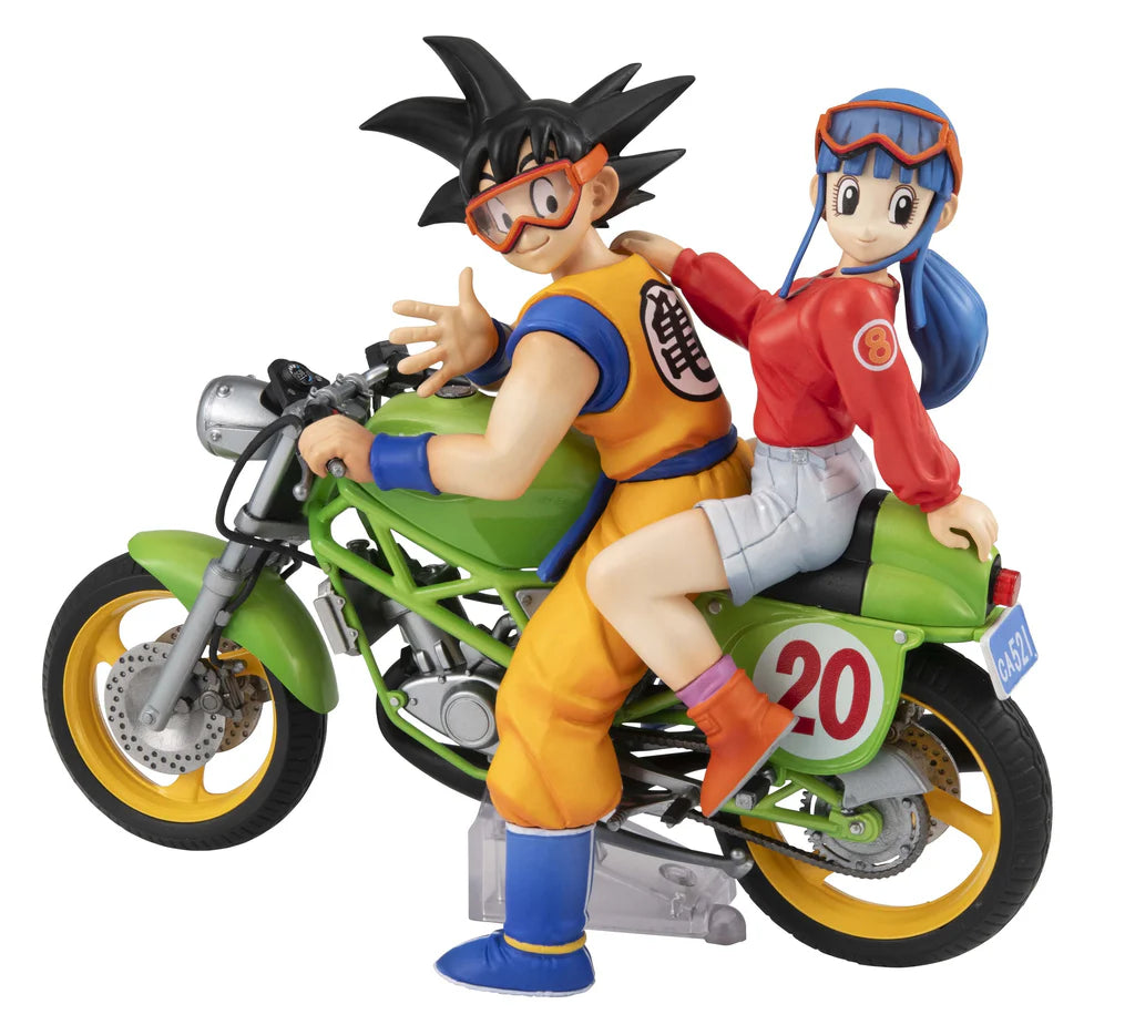 Dragon Ball Z Son Goku & Chichi Skrivbordsfigur Real McCoy 05 Begränsad Omladdning