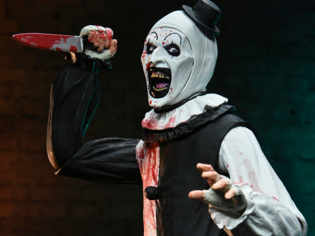 Terrifier 2 Konst The Clown Blodstänkt Ultimata AF Actionfigur