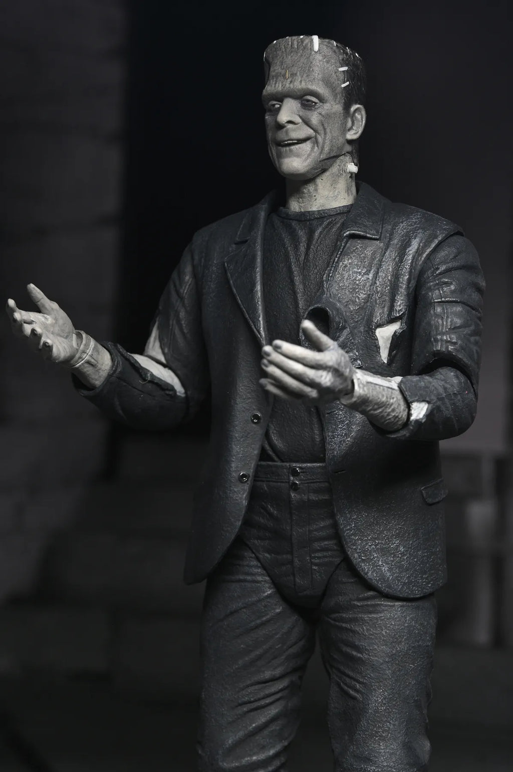 Universal Monsters Bruden av Frankenstein 90-års Monster och Hans Partner Svartvit 2-pack