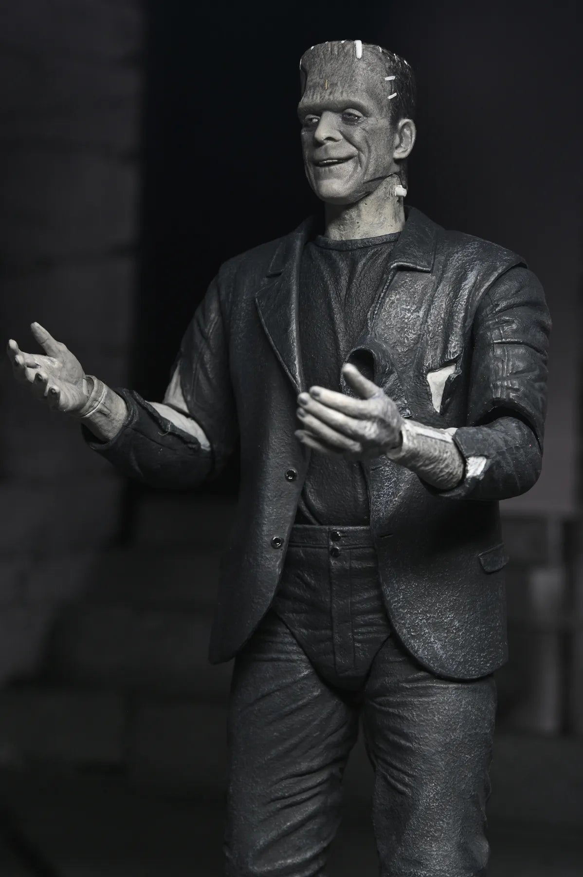 Universal Monsters Bruden av Frankenstein 90-års Monster och Hans Partner Svartvit 2-pack