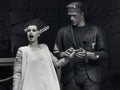 Universal Monsters Bruden av Frankenstein 90-års Monster och Hans Partner Svartvit 2-pack