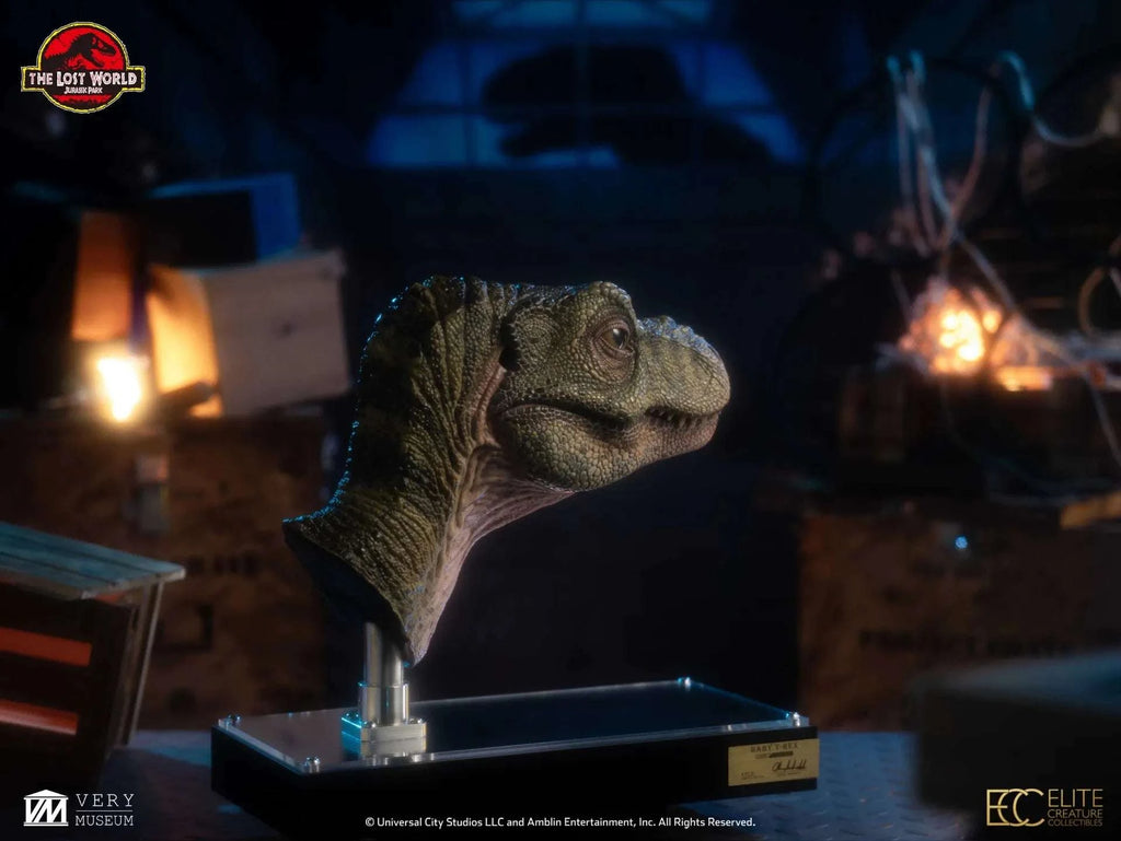 Jurassic Park 2 Junior T-rex Bust Reproduction – Detailed and Limited Collector's Edition