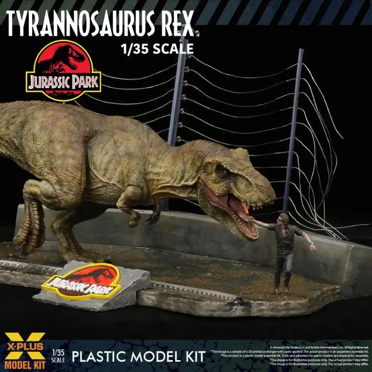 Jurassic Park T-rex 1/35 Plastic Model Kit