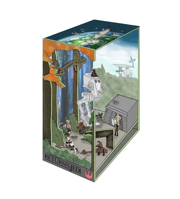 Star Wars Trench Run Tiny Adventures – Kompakt Modellbyggsats med Millimeterprecision