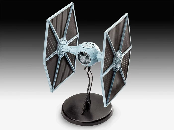 Star Wars TIE Fighter Mk Modellbyggsats för Klistrande och Målning - Plastmodell av Rymdskeppet TIE Fighter från Star Wars