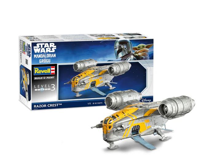 The Mandalorian and Grogu Razor Crest Mk - Detailed Model Kit from the 2026 Movie