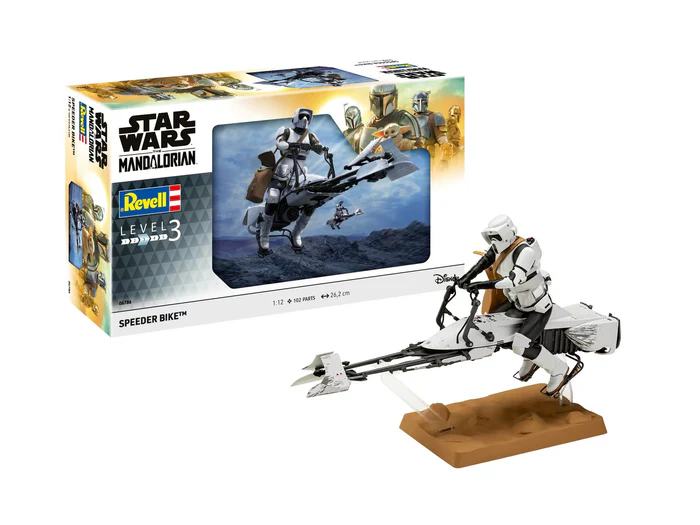Mandalorian Speeder Bike Mk in 1:12 scale - Model kit for advanced Star Wars fans