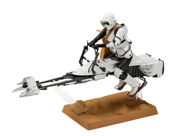 Mandalorian Speeder Bike Mk in 1:12 scale - Model kit for advanced Star Wars fans