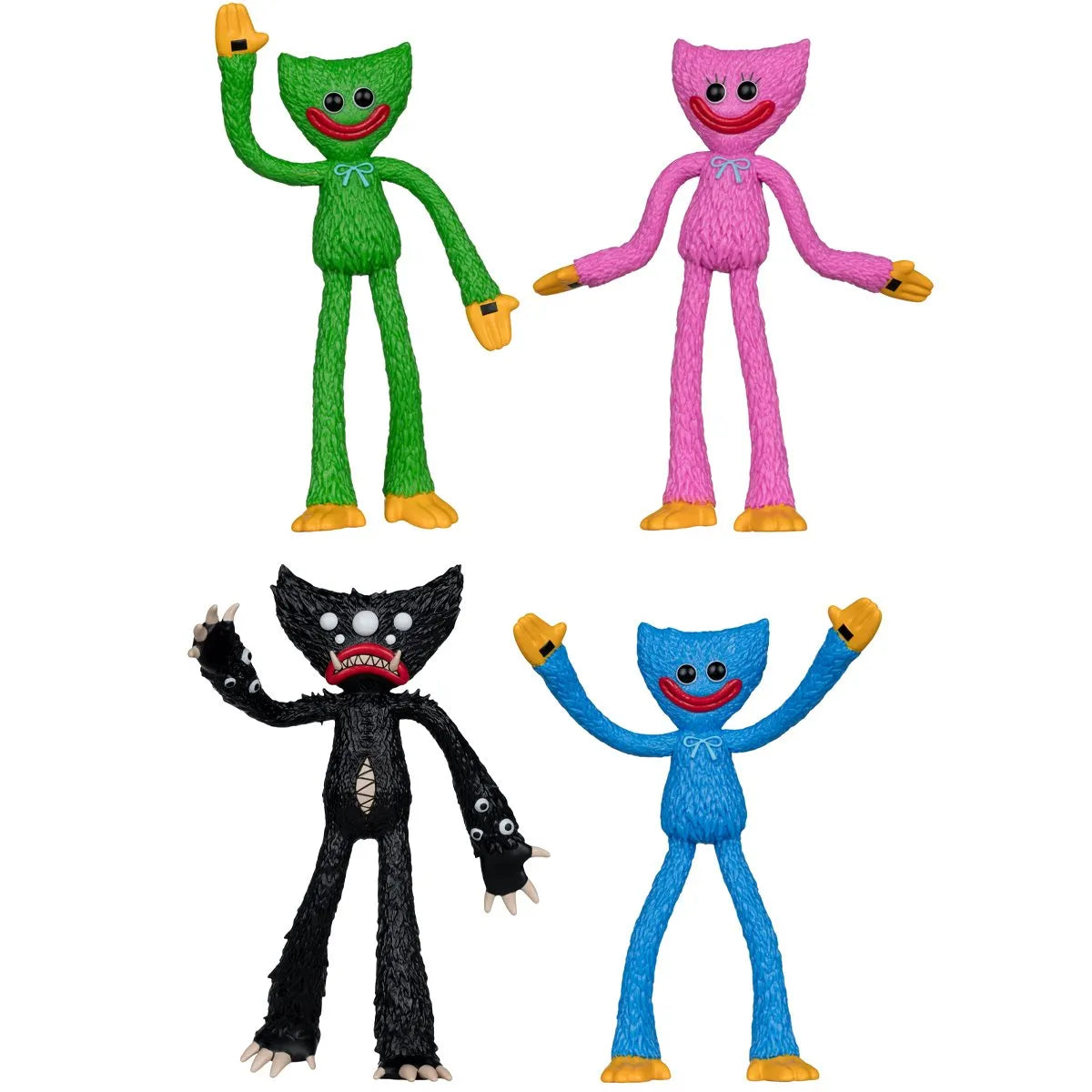 Poppy Playtime 11,5 cm böjbara figurer, blandat set (6 stycken)
