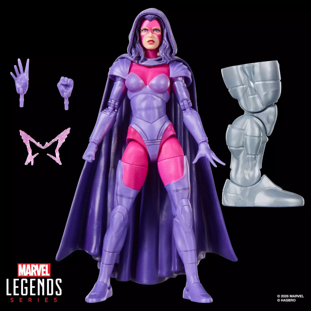 Marvel Legends Build-A-Figure Series Box Psylocke Action Figure
