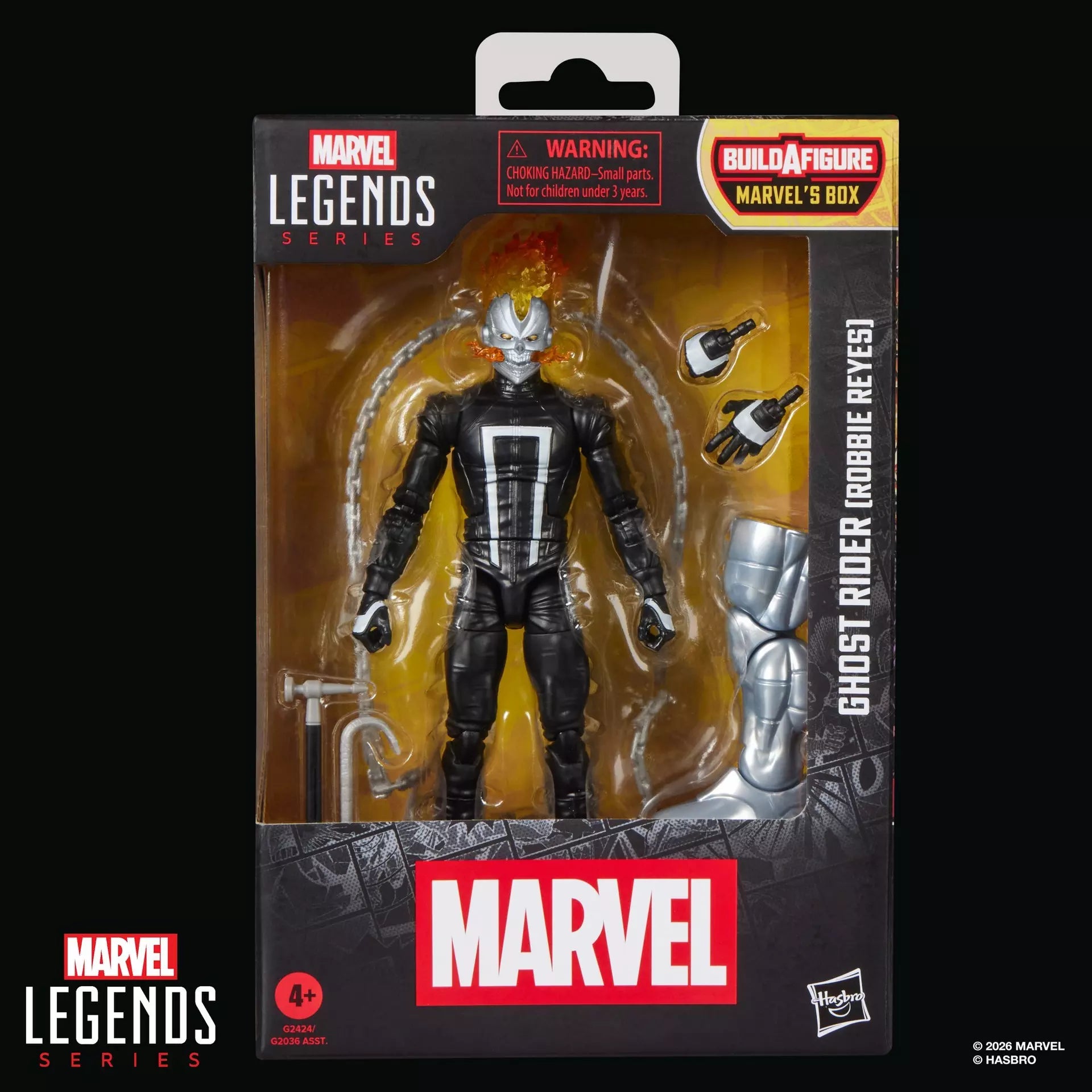 Marvel Legends Byggbar Figurserie Box Ghost Rider Robbie Reyes Actionfigur