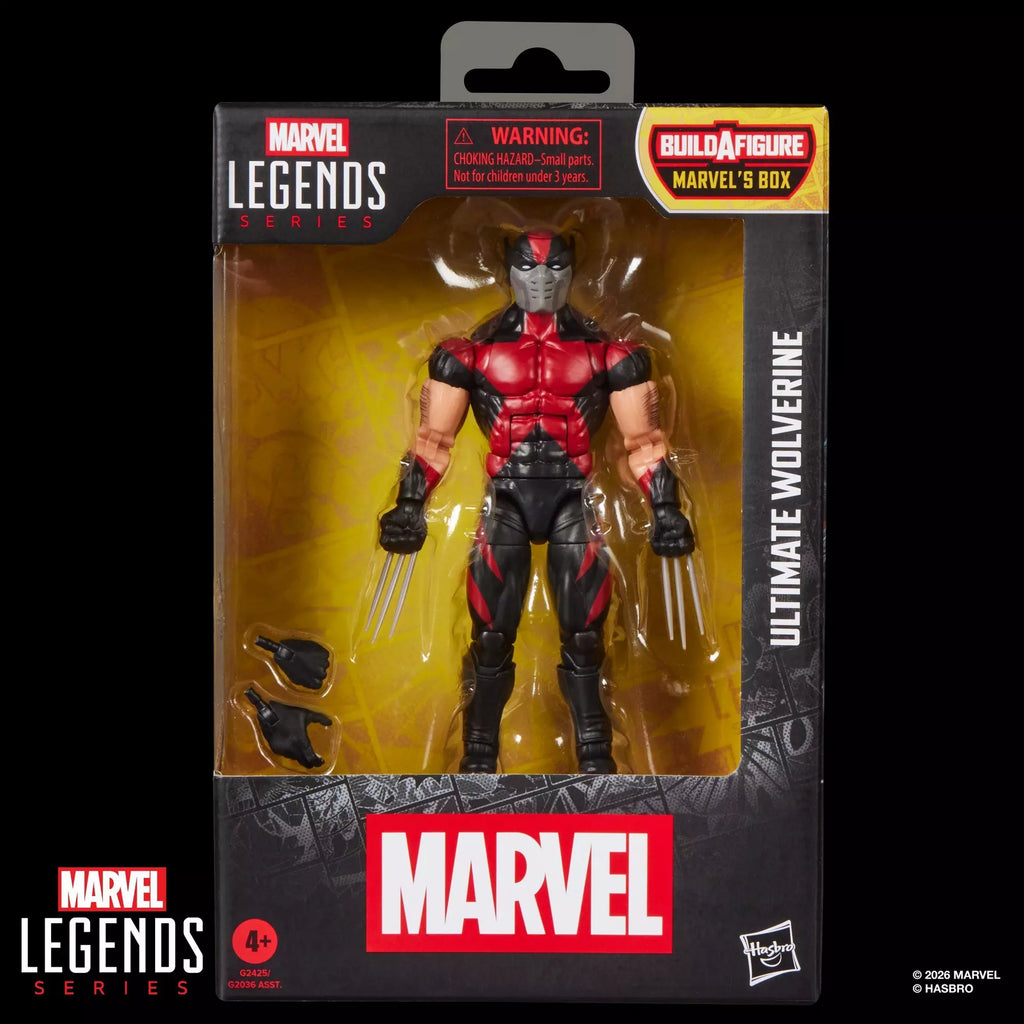 Marvel Legends Build-A-Figure Box Ultimate Wolverine Action Figure