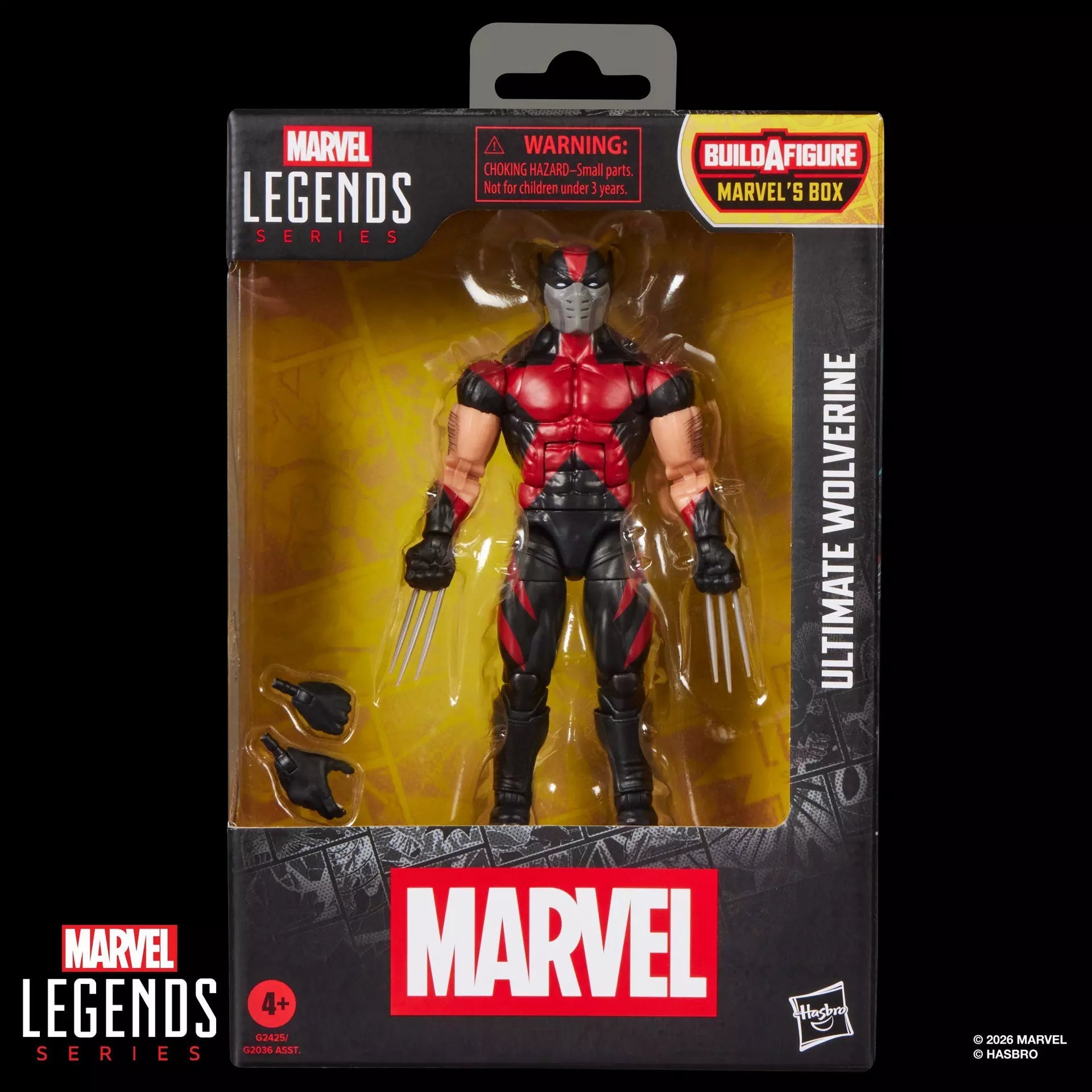 Marvel Legends Byggbar Figurserie Box Ultimata Wolverine Actionfigur