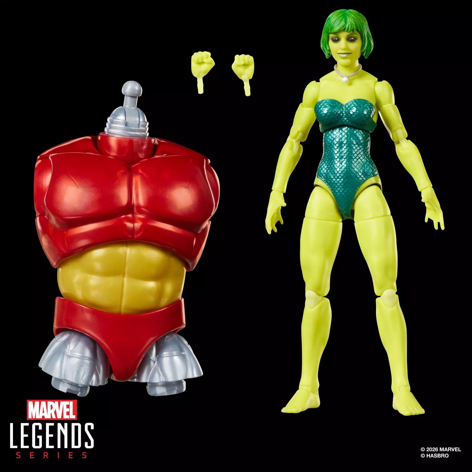 Marvel Legends Byggbar Figursserie Box Marrina Actionfigur