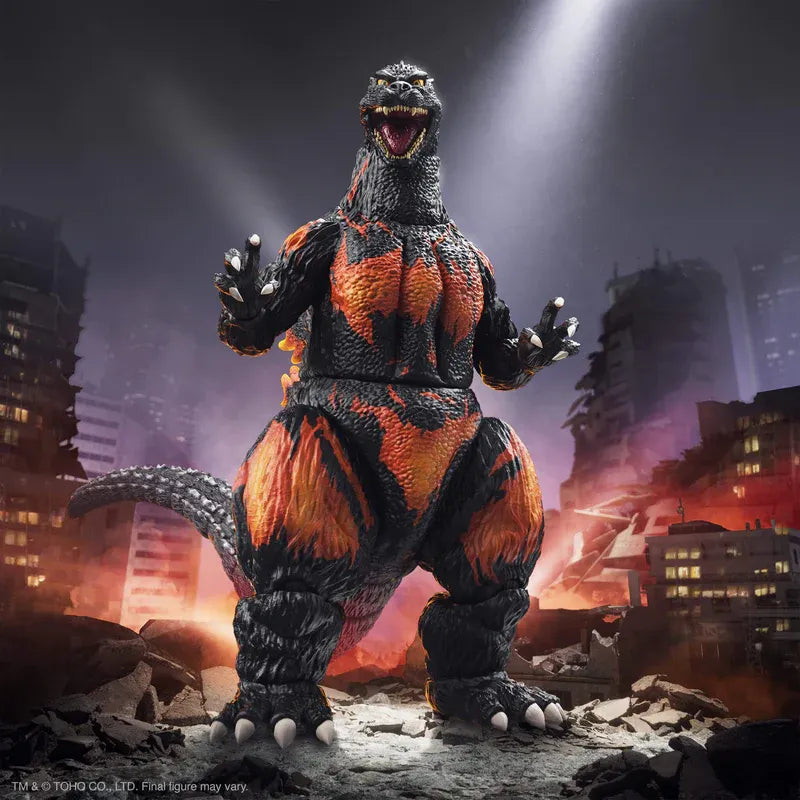 Toho Ultimates! W2 Heisei Brinnande Godzilla Figur