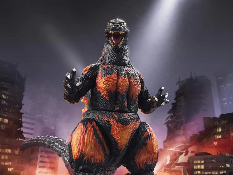 Toho Ultimates! W2 Heisei Brinnande Godzilla Figur