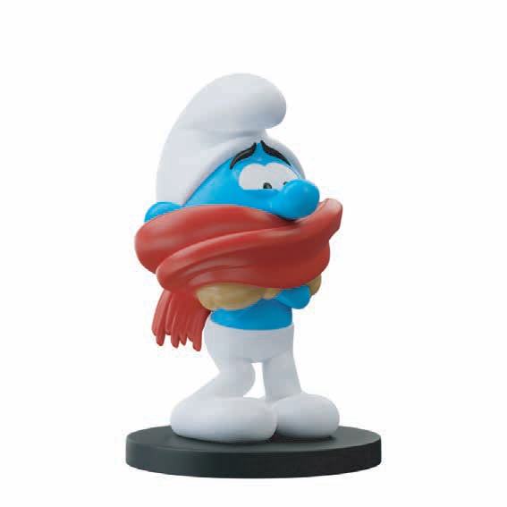 Smurfarna Chilly Statyett i Hartspolymer