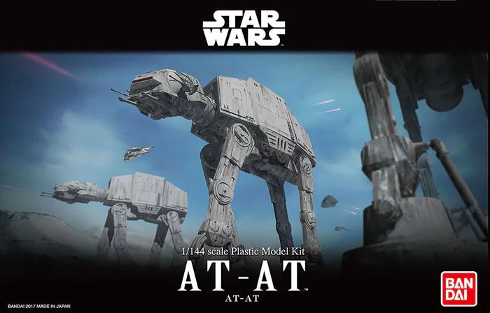 Star Wars AT-AT (Bandai) 1:144 scale model kit with 161 parts and 160 mm height