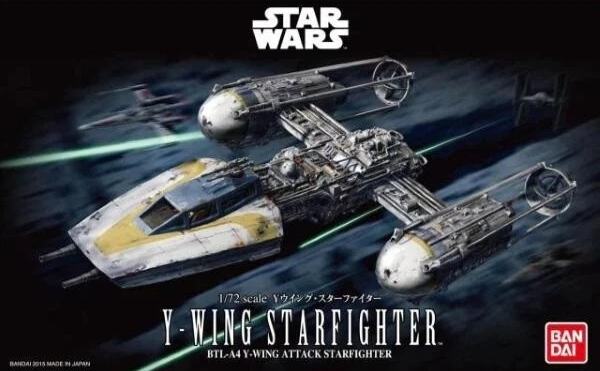 Star Wars Y-wing Starfighter modellbyggsats (Bandai)
