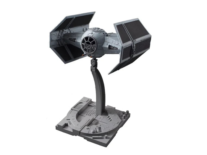 Star Wars Tie Advanced (Bandai) - Detaljerad Modellbyggsats i Skala 1:72
