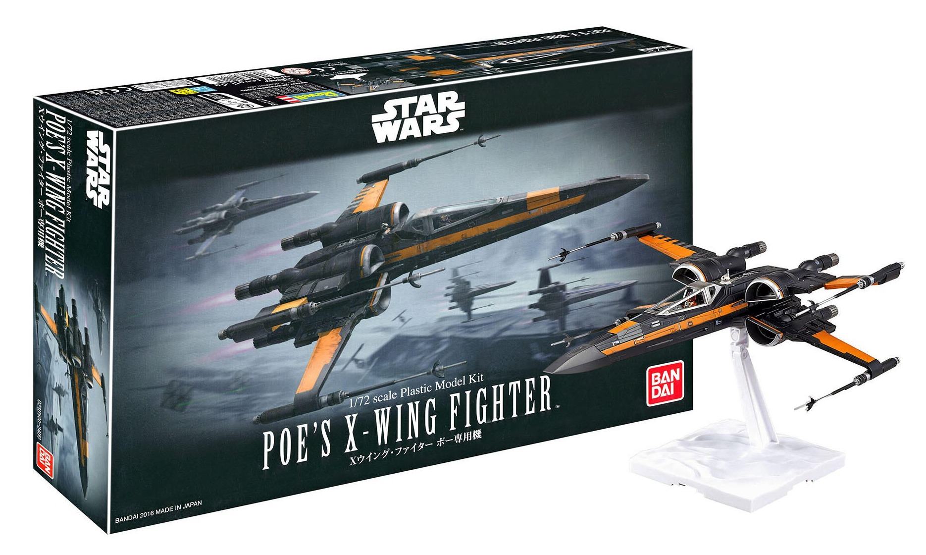 Star Wars Poe X-Wing Fighter (bandai) - Modellbyggsats
