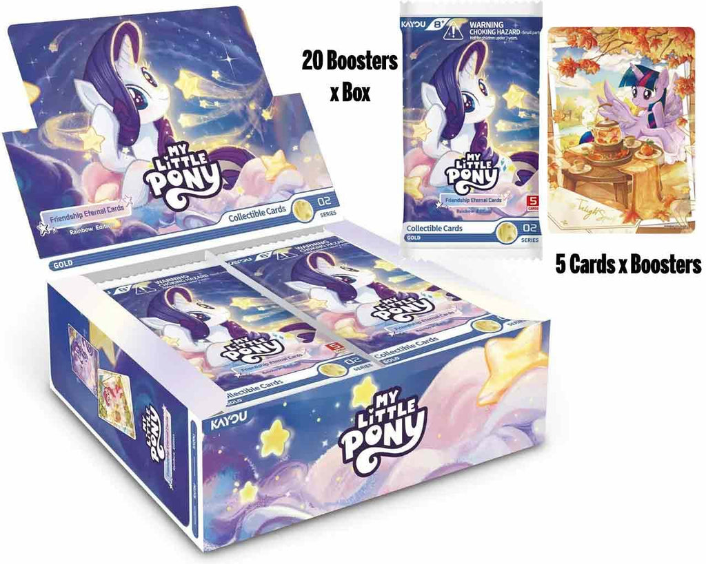 Kayou - My Little Pony - Vänskapens Eviga Regnbågsutgåva Samlarkort Boosterlåda (20)