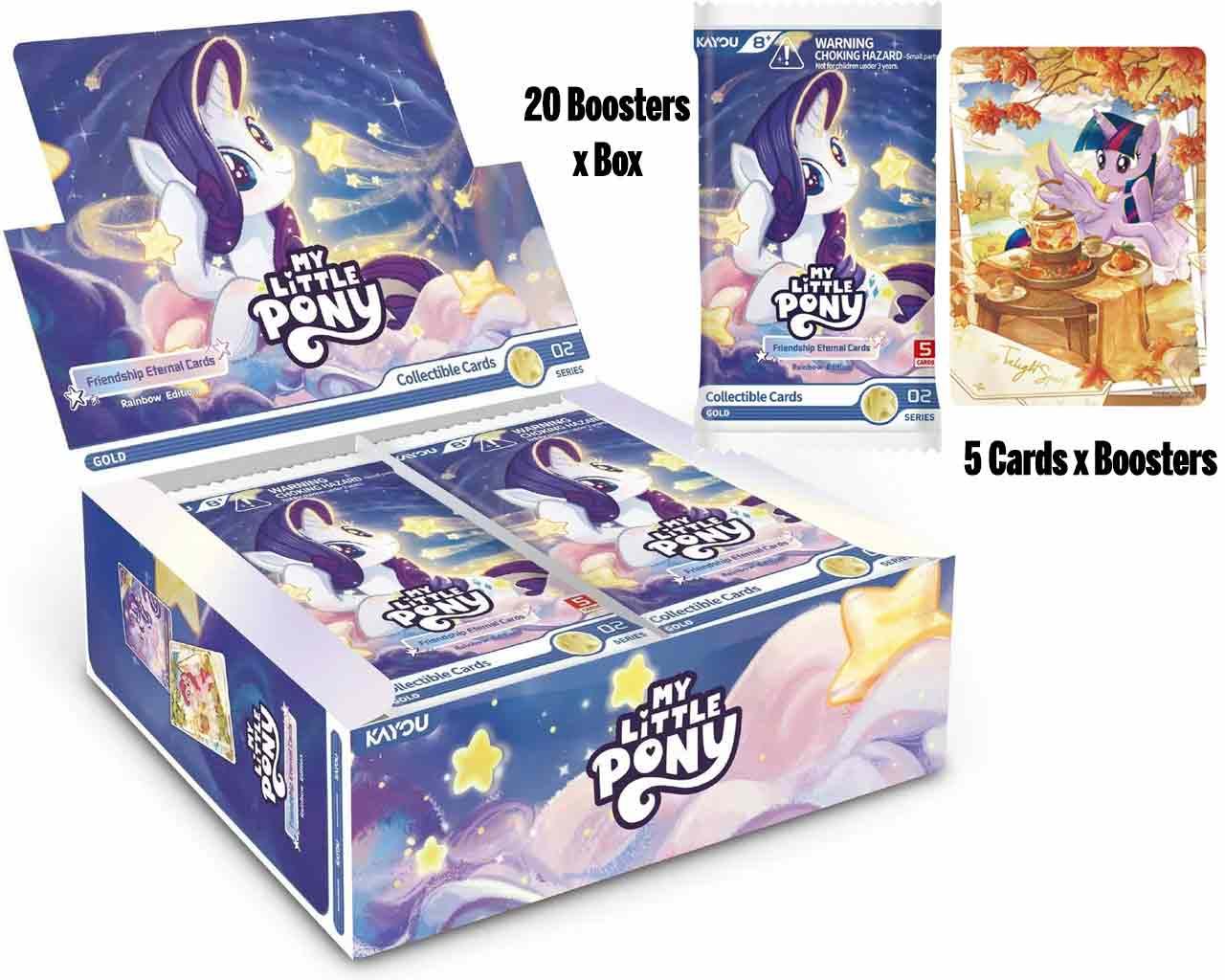 Kayou - My Little Pony - Vänskapens Eviga Regnbågsutgåva Samlarkort Boosterlåda (20)